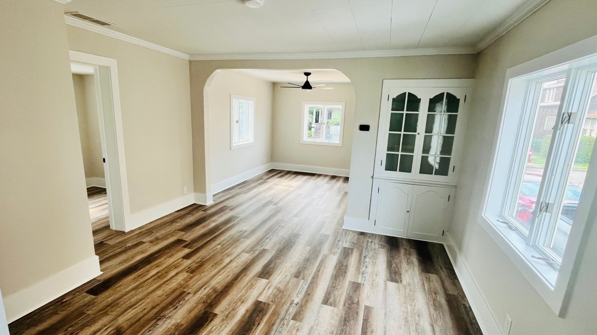 Updated Living Dining Room Open Floor Plan